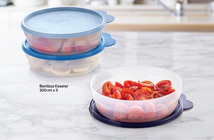 Tupperware 3 lü