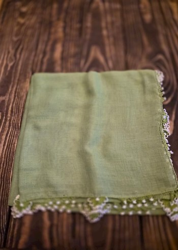 iğne oyalı tülbent - Görsel 2