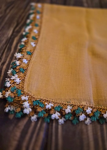 iğne oyalı tülbent - Görsel 2