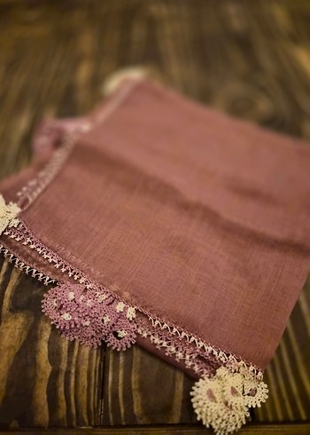 iğne oyalı tülbent - Görsel 2