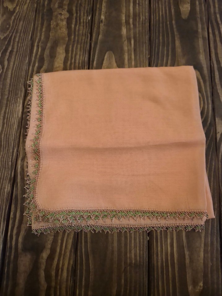 iğne oyalı tülbent - Görsel 3