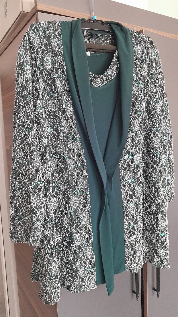 Zümrüt Yeşili Buyuk Beden İkili Takım - Görsel 5