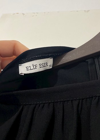 Siyah, Salaş Kesim, Uzun Elbise - Görsel 3