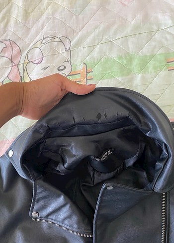 Trendyol & Milla Kadın Siyah Deri Biker Ceket