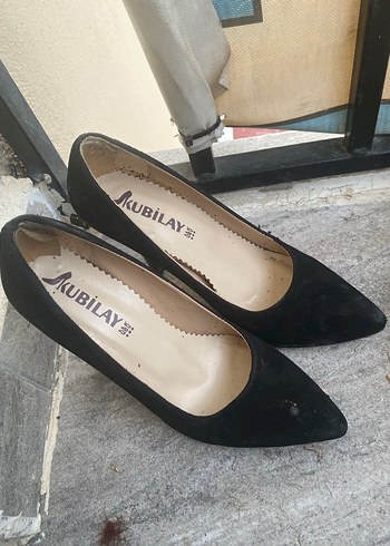 Tokalı Siyah Stiletto Kadın Ayakkabı - Görsel 2