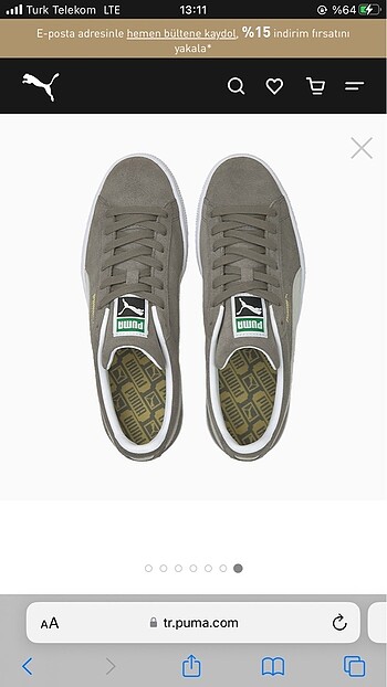 PUMA SUEDE CLASSIC AYAKKABI