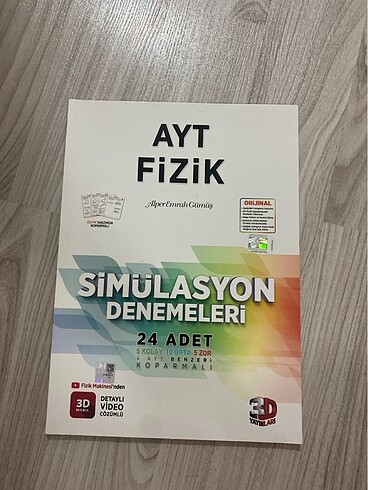 ayt fizik deneme