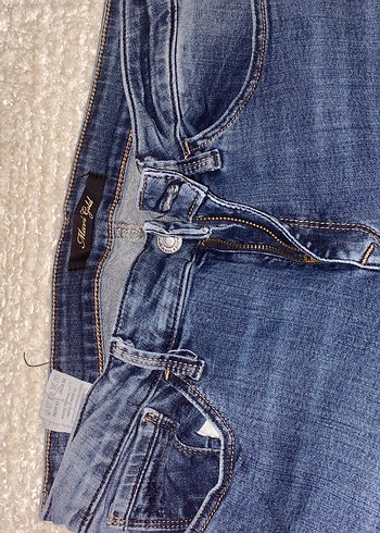 28 Beden mavi Renk Mavi Denim Kadın Midi Kot Pantolon