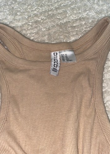 H&M Bej Dantelli Kadın Atlet