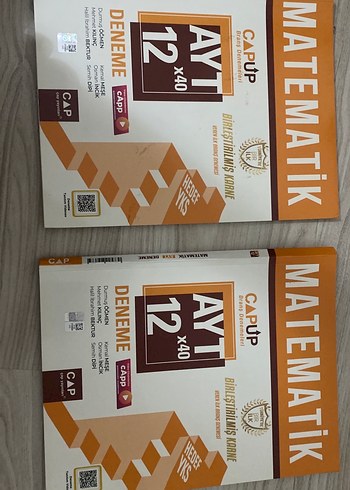 AYT Matematik Deneme Kitabı 12x40