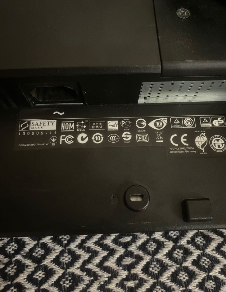 27 İNÇ HP MONİTÖR PANEL KIRIK - Görsel 5