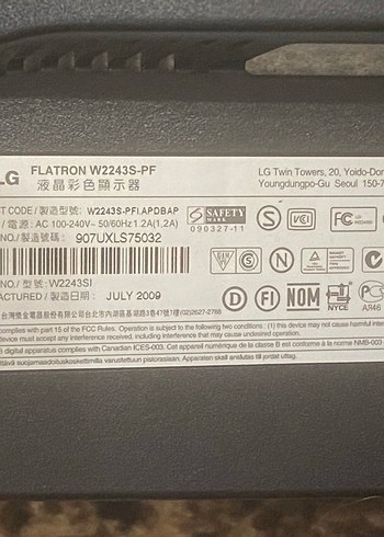 LG 22 İNÇ MONİTÖR AÇIKLAMAYI OKUYUN - Görsel 5