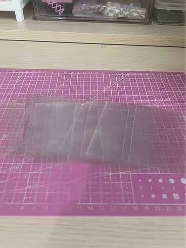  15 adet şeffaf sleeve