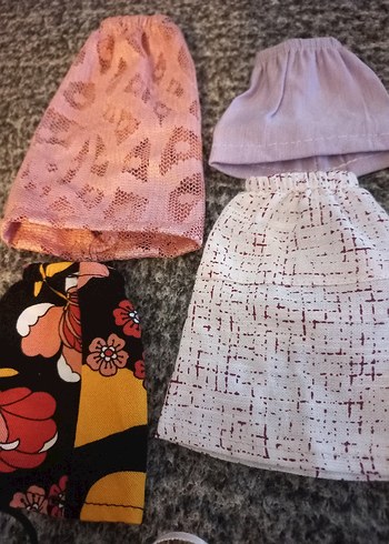 Çeşitli Bebek Kıyafetleri ve Çantaları Seti Barbie için - Görsel 3