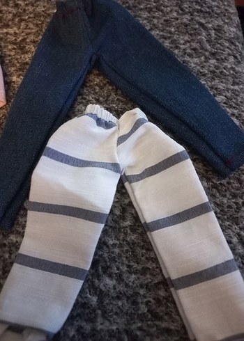 Çeşitli Bebek Kıyafetleri ve Çantaları Seti Barbie için - Görsel 2