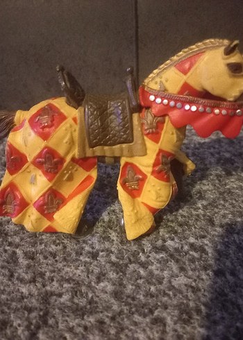 Çok Renkli Ortaçağ At Figürü papo - Görsel 4