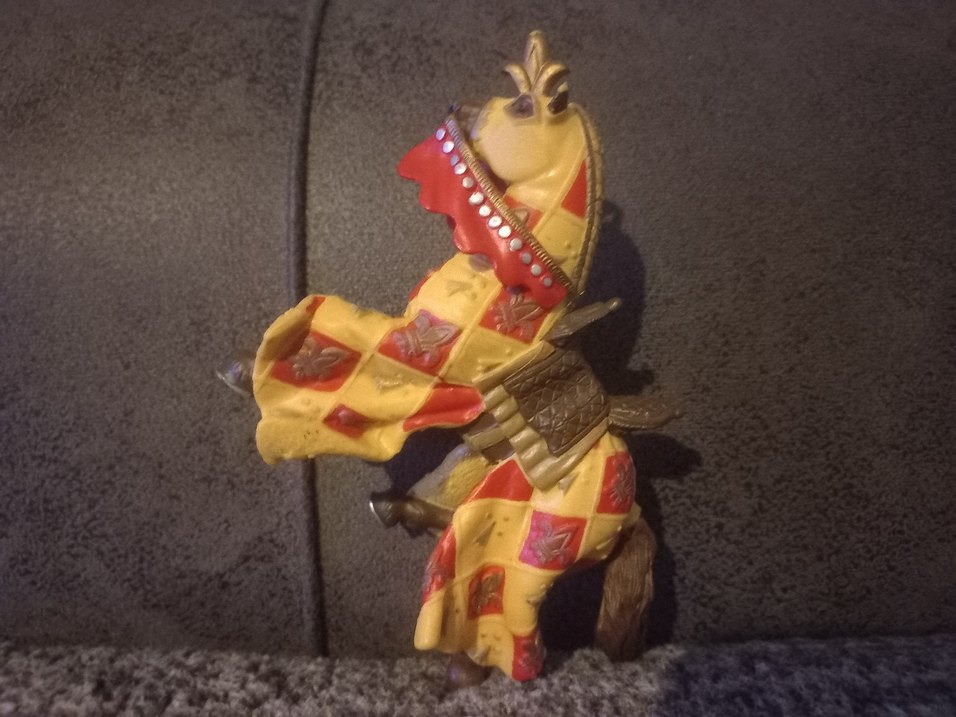 Çok Renkli Ortaçağ At Figürü papo - Görsel 3