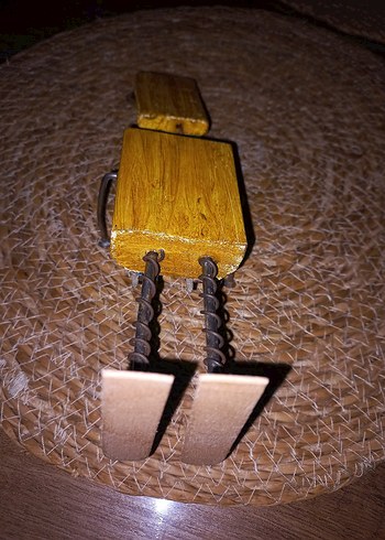 Sarı Renkli Ahşap Oyuncak - Görsel 2