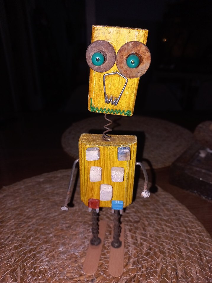 Sarı Renkli Ahşap Oyuncak - Görsel 3