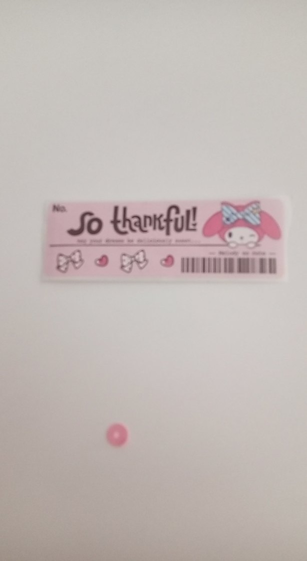 Pembe Pastel my melody so thankful stickerleriii - Görsel 2