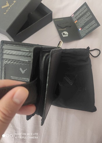 LAVALER Siyah Desenli Erkek Cüzdan - Görsel 2