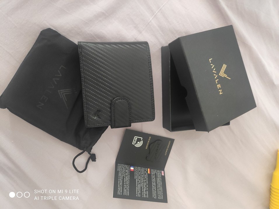 LAVALER Siyah Desenli Erkek Cüzdan - Görsel 3