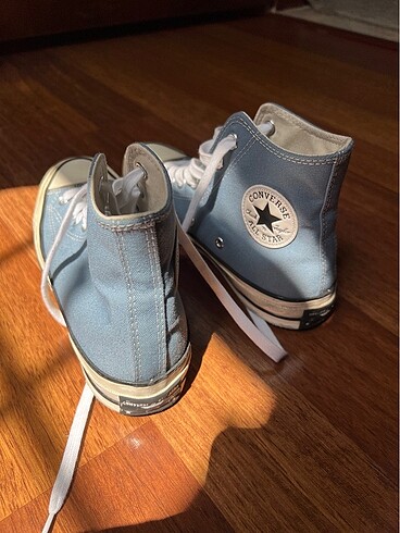 39 Beden mavi Renk Orijinal Converse Chuck 70 Unisex Mavi Sneaker