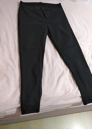 LC Waikiki Siyah Fermuarlı Dar Kesim Kadın Kot Pantolon