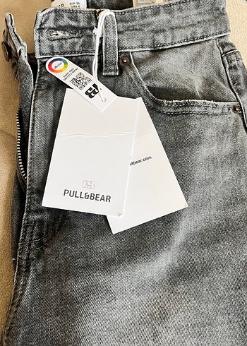 Pull and Bear Pull Bear Gri Yikamali Denim Jean