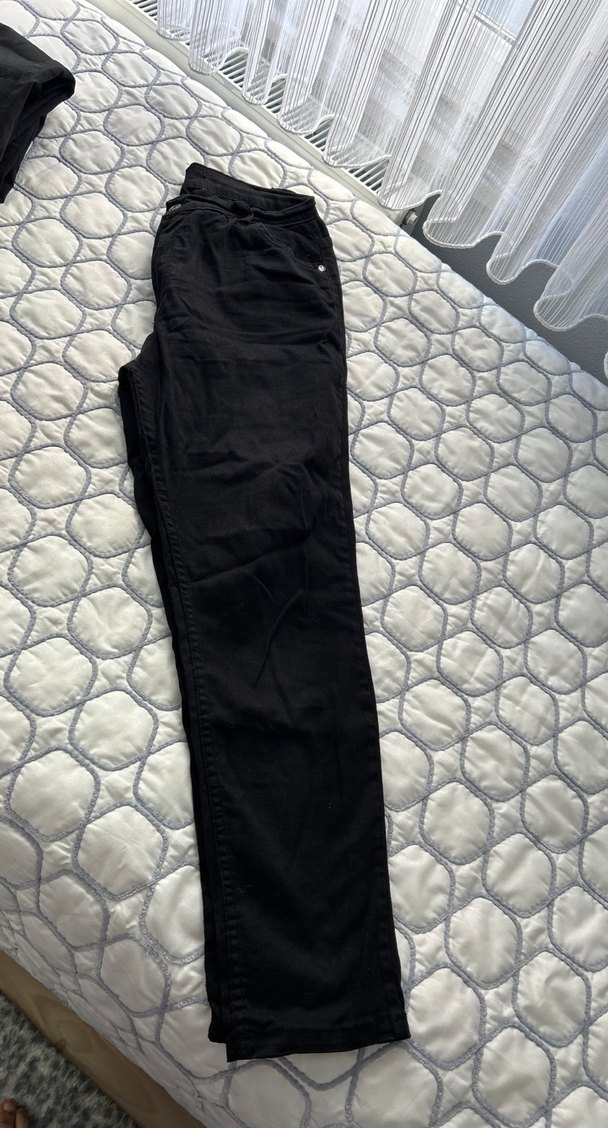 Siyah Regular Fit Denim kadın - Görsel 2