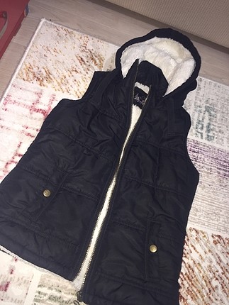 İçi peluş yelek mont