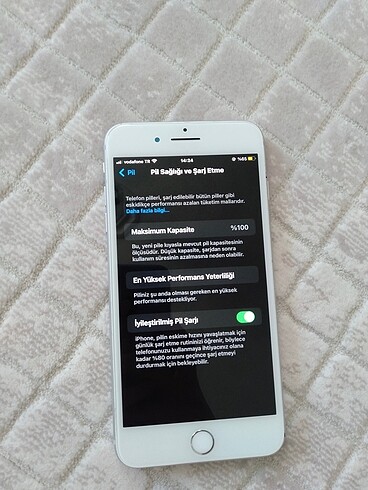 ACİL SATILIK!!!! iphone 8 plus yurtiçi temiz