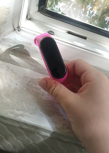 Renkli Pembe Akıllı Bileklik
