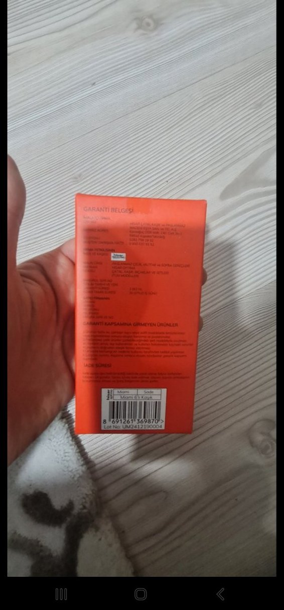 Hisar Paslanmaz Çelik 6'lı  çay Kaşık Seti - Görsel 2