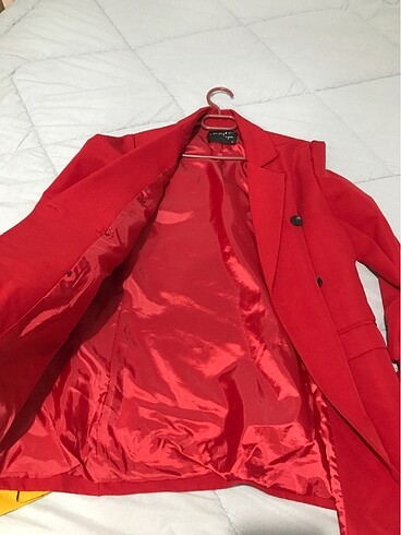 xl Beden Kırmızı blazer takım bir kere giyildi XL