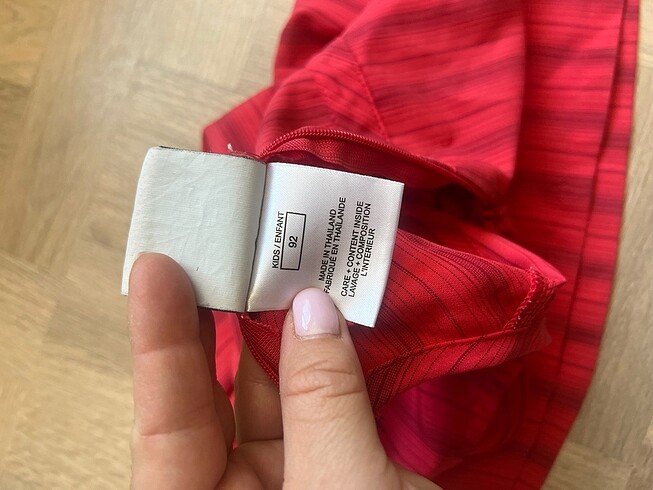 24-36 Ay Beden kırmızı Renk Jack Wolfskin elbise