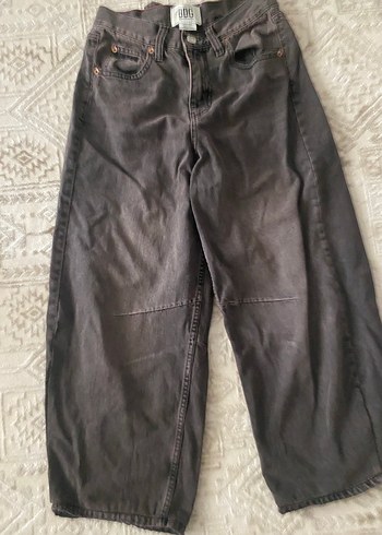 Gri gibi ama hafif mora kaçıyor Loose Fit Denim Kot Pantolon