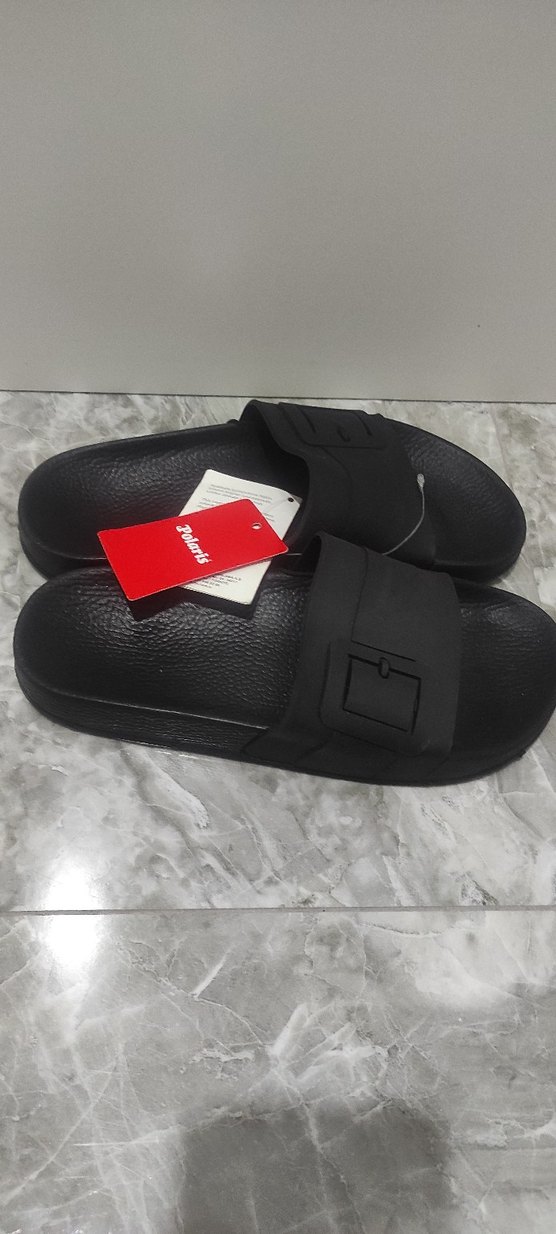 Siyah Kadın Spor Terlik Tokalı - Görsel 2