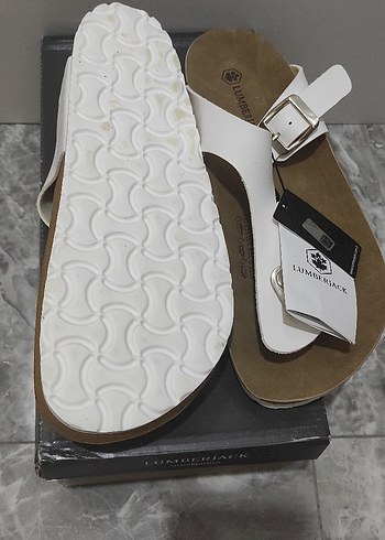 Beyaz Tokalı Kadın  Terlik - Görsel 3