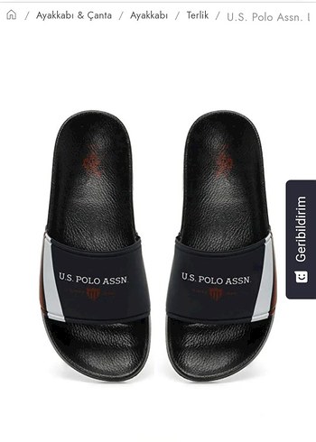 U.S. Polo Assn. Erkek Siyah Spor Terlik
