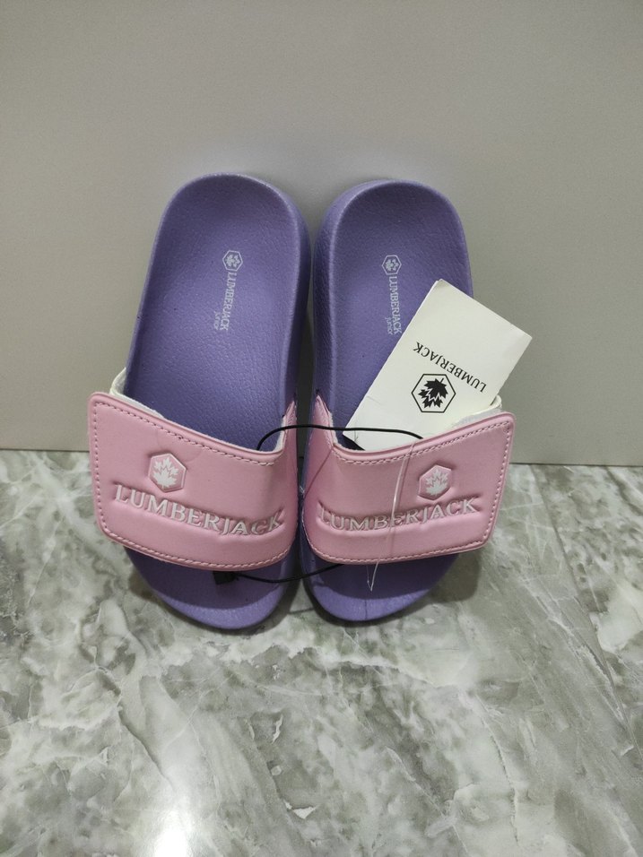 Lumberjack Mor Kız Çocuk Terlikler - Görsel 2
