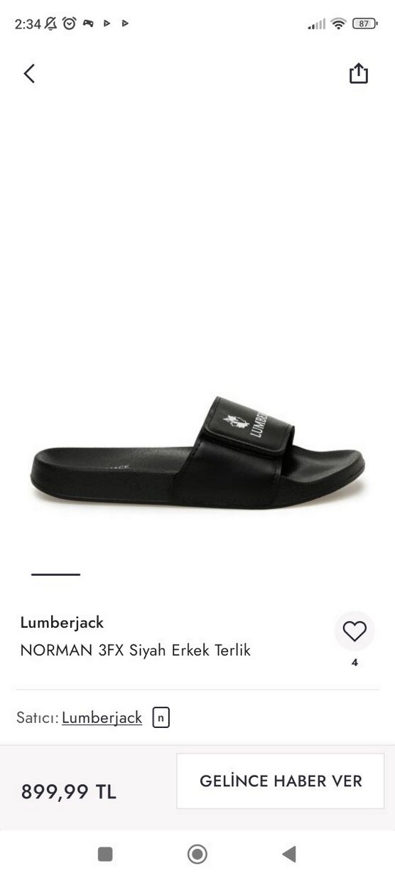 Lumberjack Mor Kız Çocuk Terlikler - Görsel 4