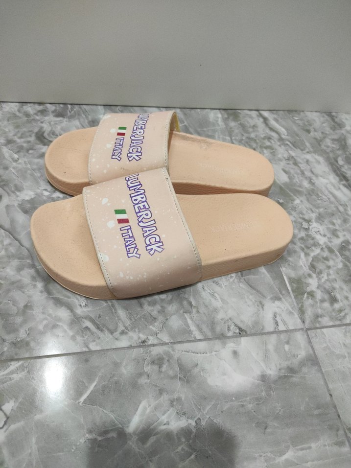 Mor Platform Topuklu Kız Terlikleri - Görsel 3