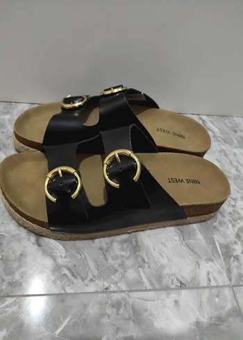 Nine West Siyah Kadın Düz Terlik - Görsel 5