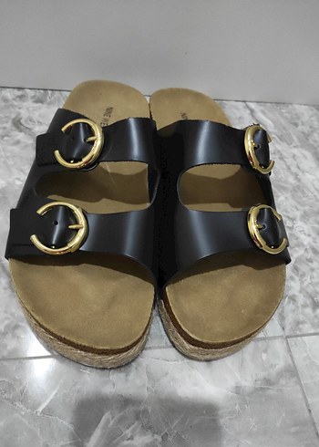 Nine West Siyah Kadın Düz Terlik - Görsel 7