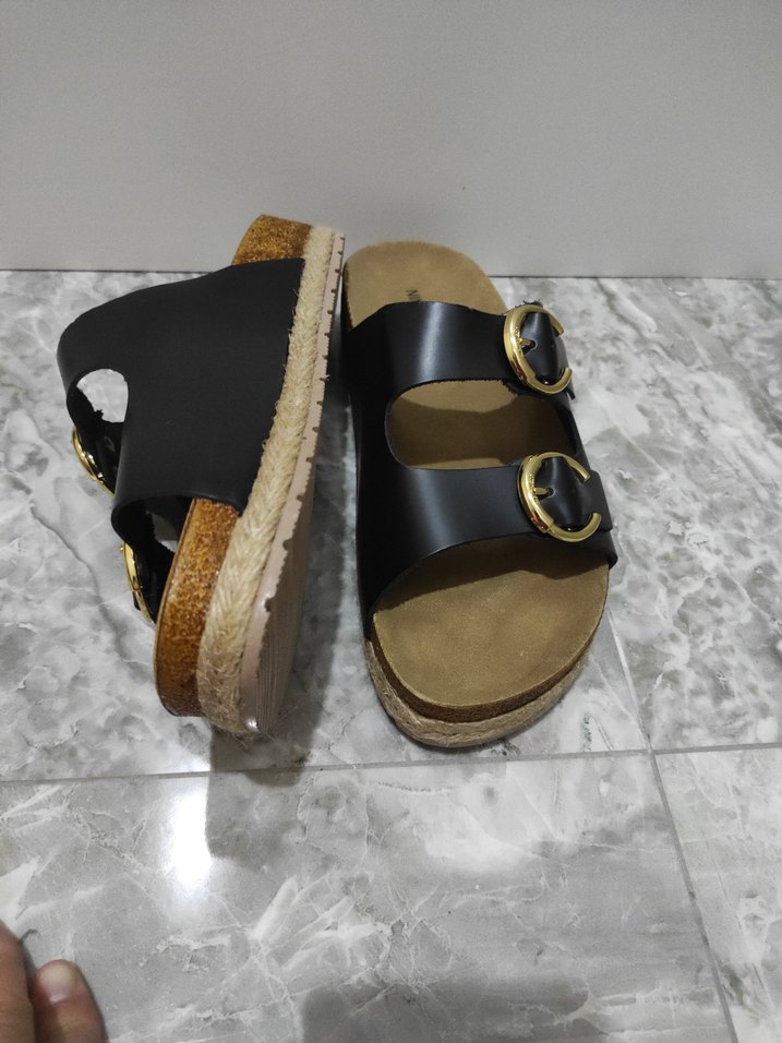 Nine West Siyah Kadın Düz Terlik - Görsel 4