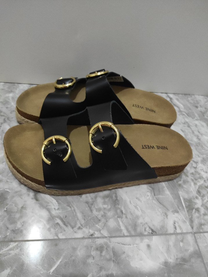 Nine West Siyah Kadın Düz Terlik - Görsel 5