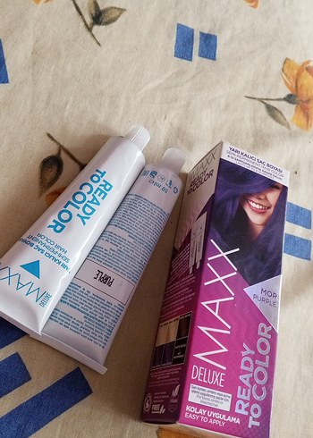 Maxx Deluxe Mor Yarı Kalıcı Saç Boyası - Görsel 4