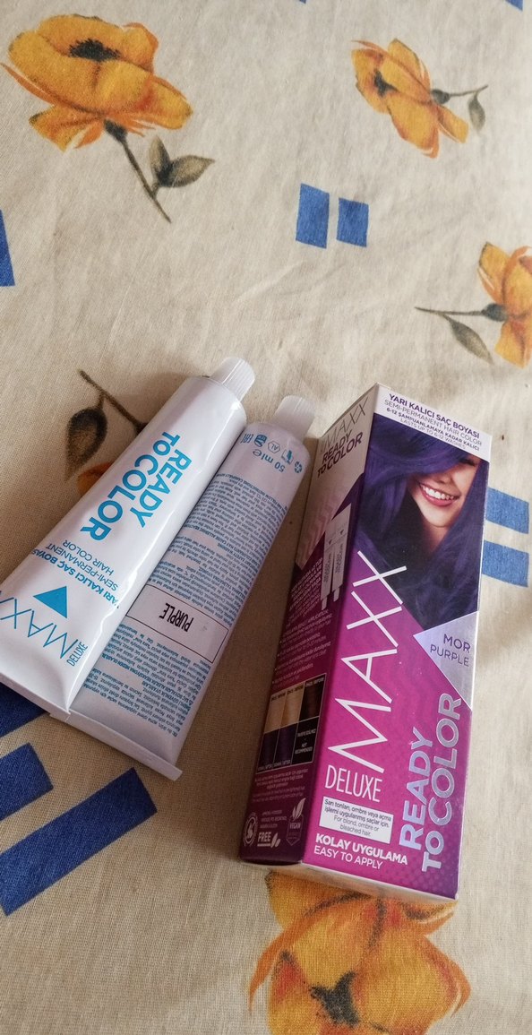 Maxx Deluxe Mor Yarı Kalıcı Saç Boyası - Görsel 4