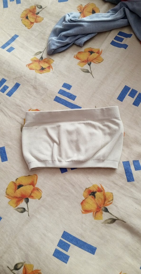 Beyaz Mini Emzirme Sütyeni - Görsel 2